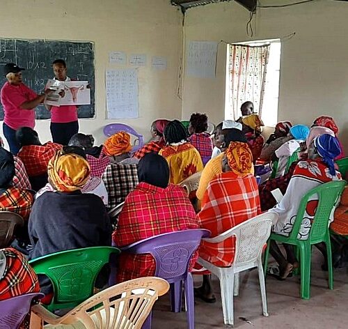 Feedback from the women were positive. They liked that they were asked their views, rather than just talking to them.