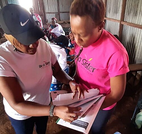 Be a sister team visited Narok Country to provide sexual a and reproductive health workshop in Narok.